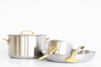 M'URBAN3B 16cm stainless steel saucepan with lid