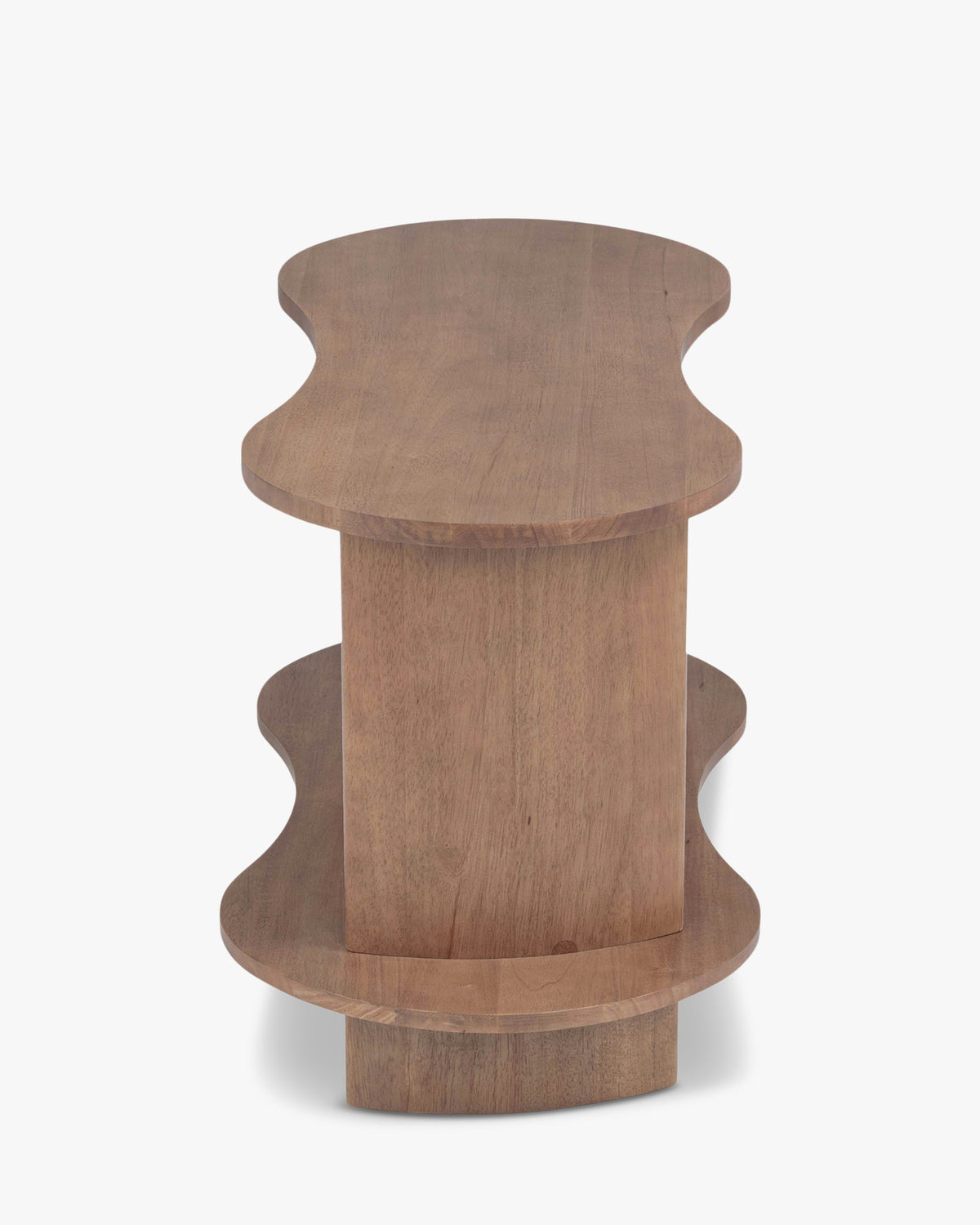 Étagère Infinito en bois d'Hévéa massif - Bois noyer