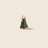 Pendentif Vadim en or jaune - Malachite