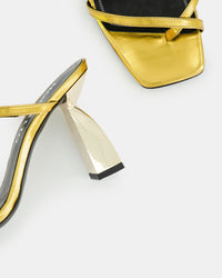 1 QTY New Angel A Gold Metallic Nappa