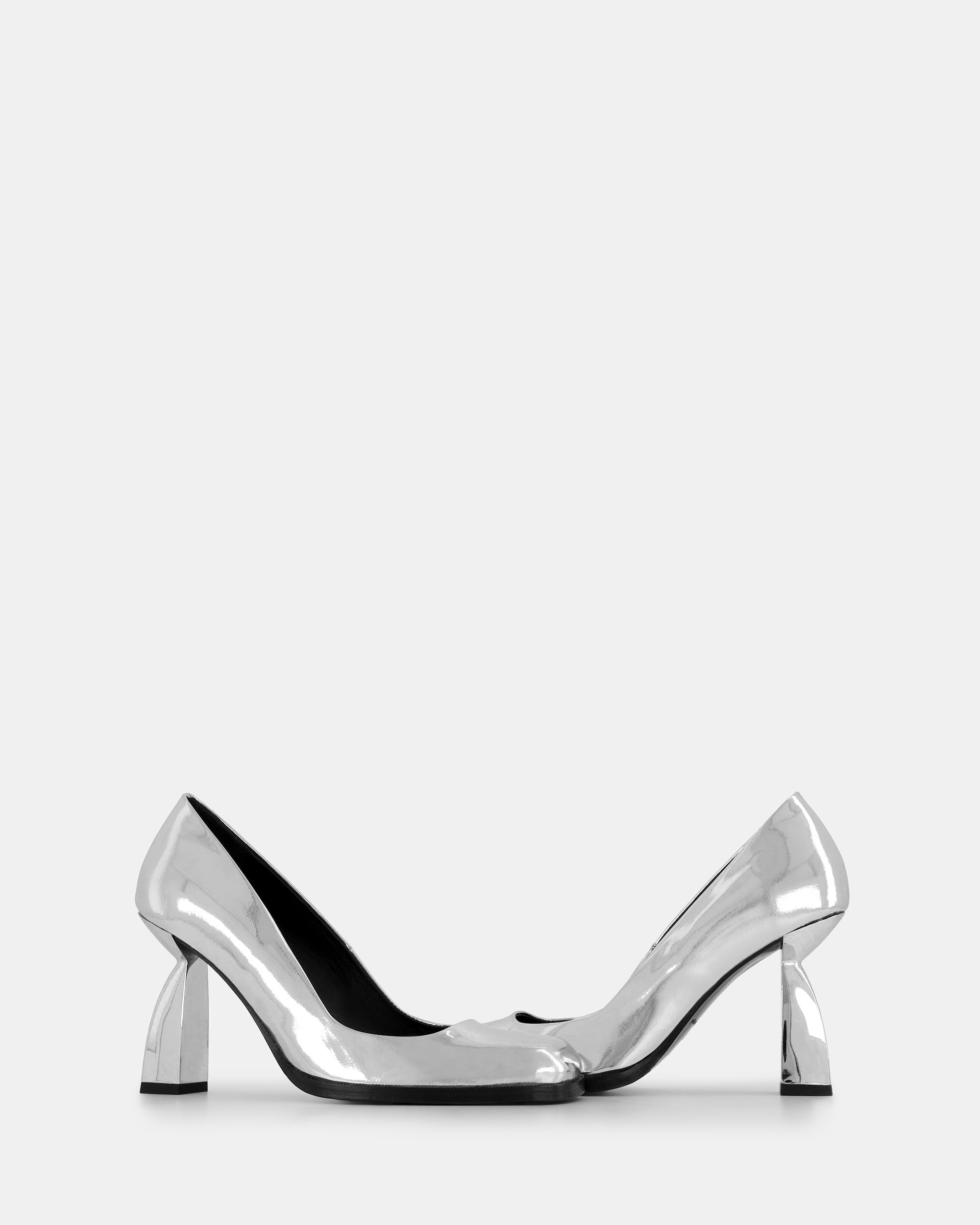 Angel N 90 pumps - Silver Specchio
