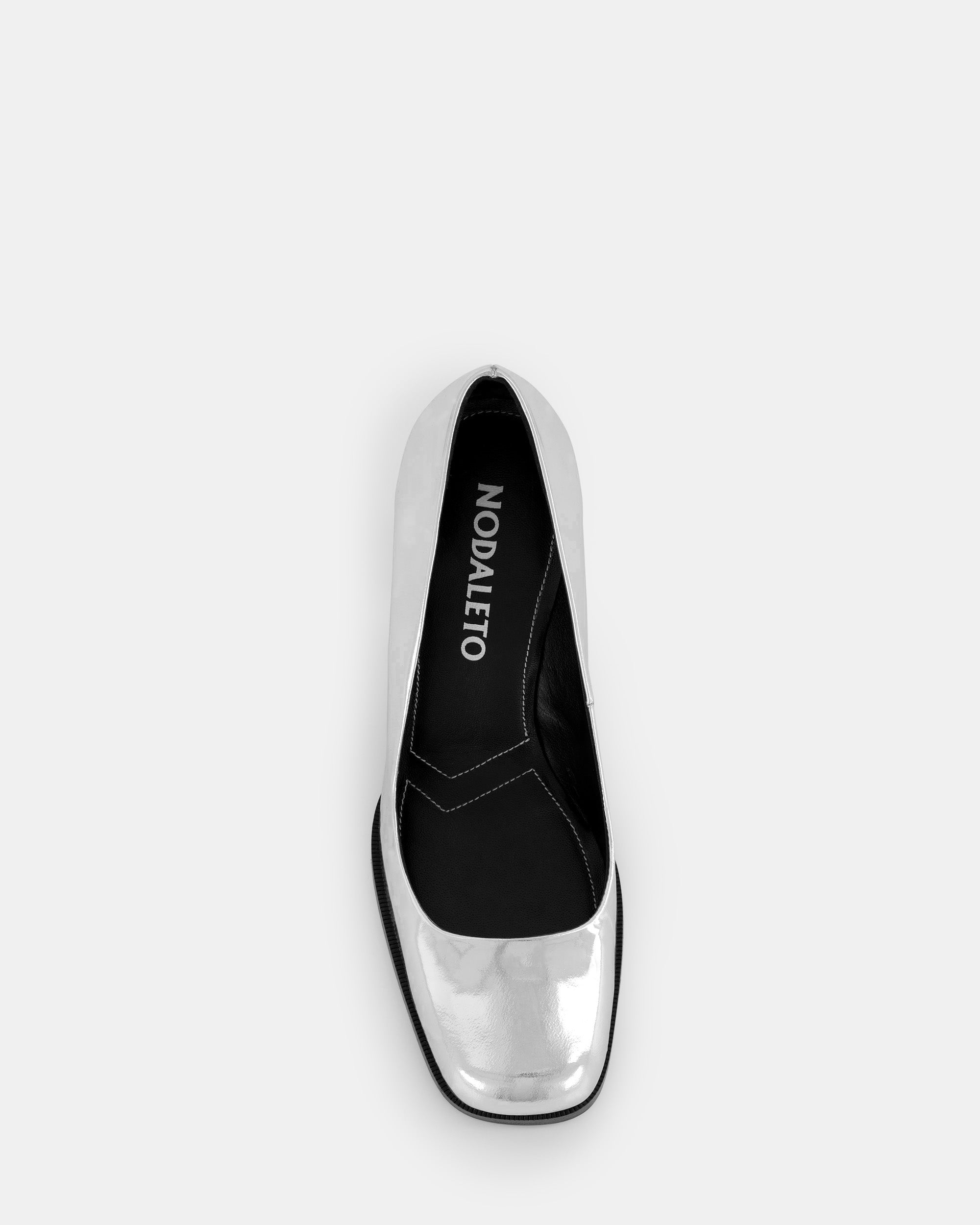Angel N 90 pumps - Silver Specchio