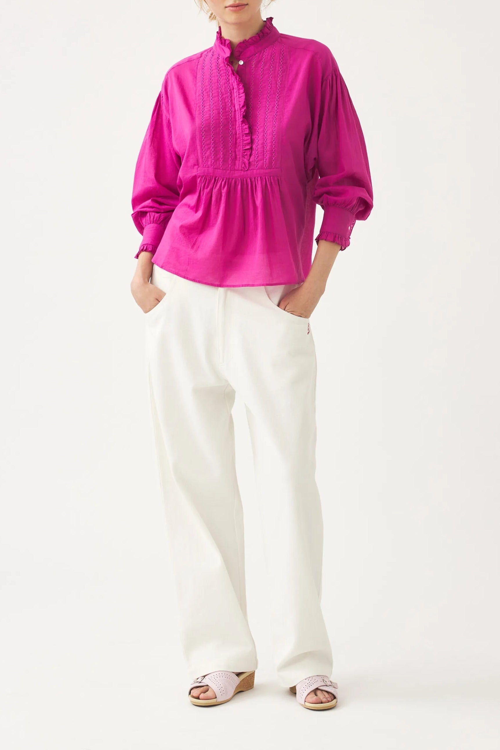 FUSHIA ANNA BLOUSE