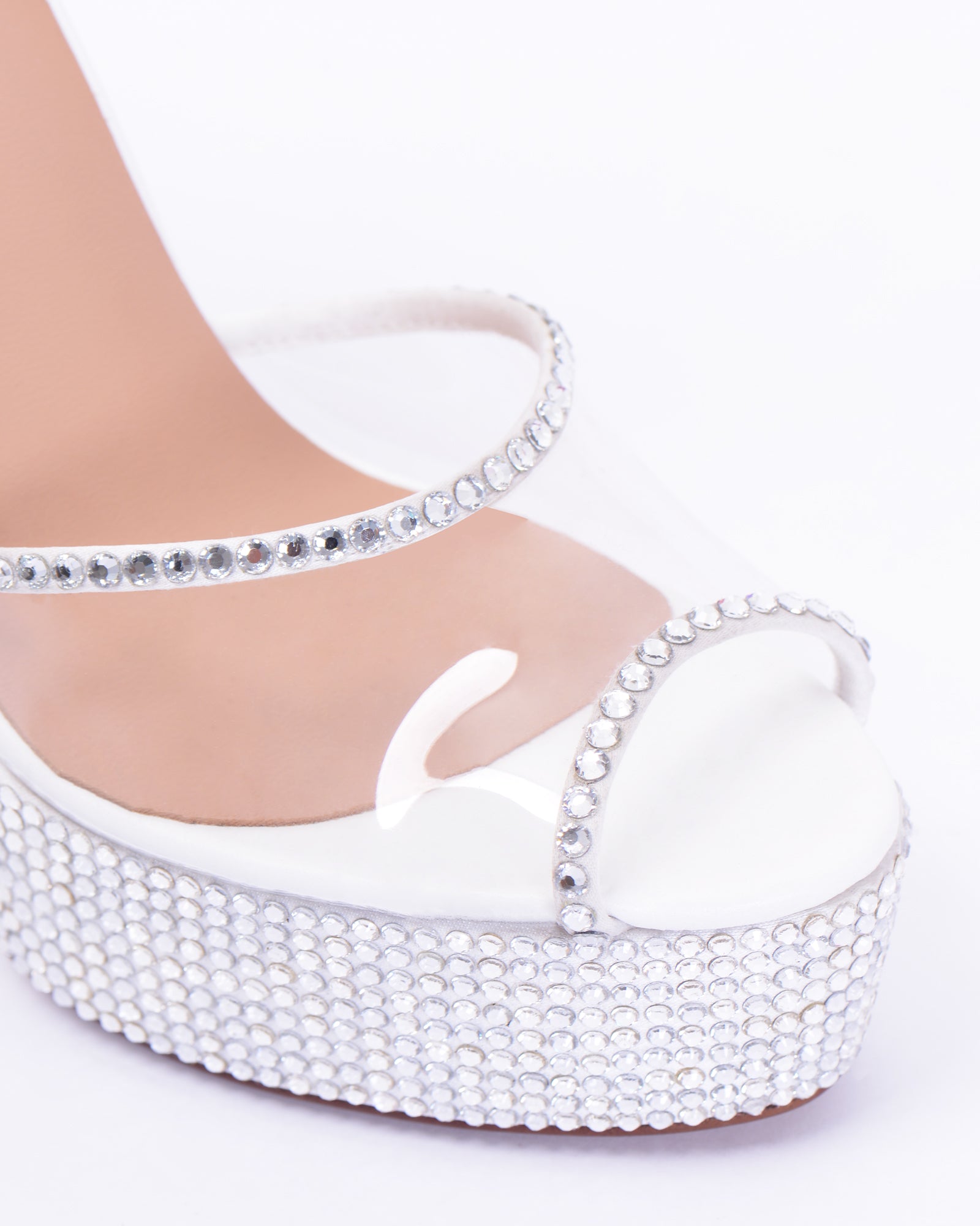 ANTIGONE THICK HEEL FULL GLITZ