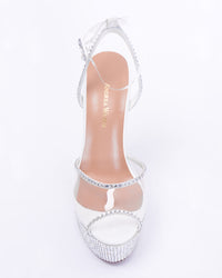 ANTIGONE THICK HEEL FULL GLITZ