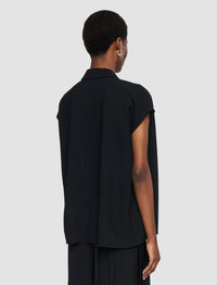 Antin pleated blouse - Black