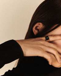Bague Anton N°2 en or jaune - Black Onyx