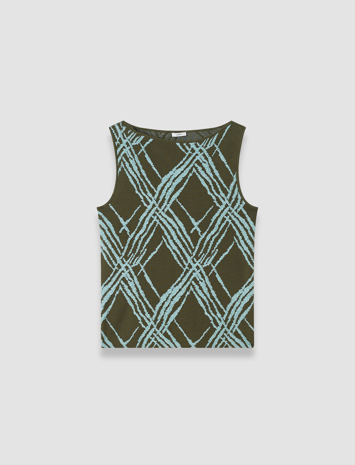 Palm Leaf & Chambray Débardeur Maille - Palm Leaf & Chambray
