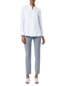 Chemise plisse sur mdv - Blanc Cassé