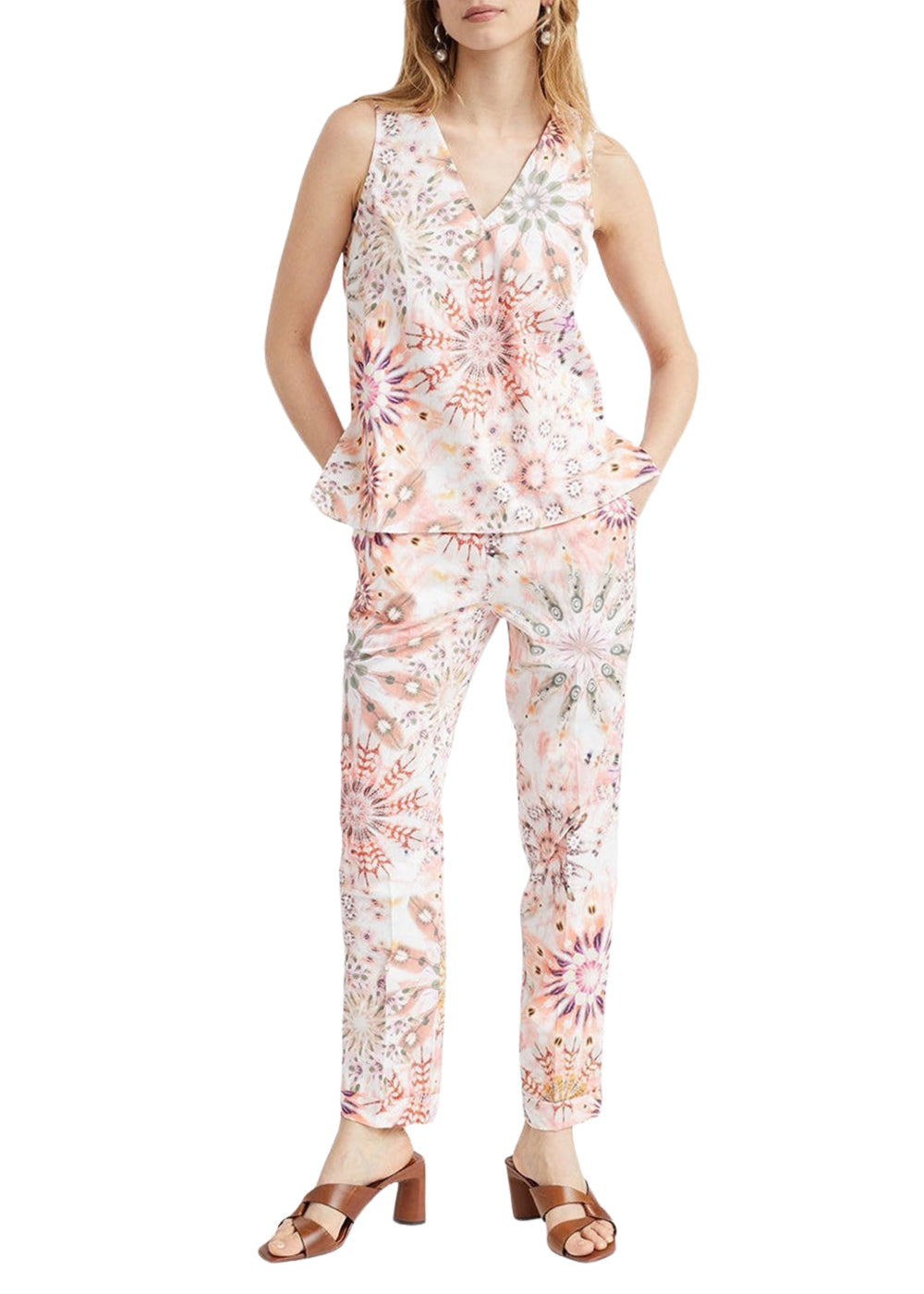 Haut imprime psychedelic - Multicolor