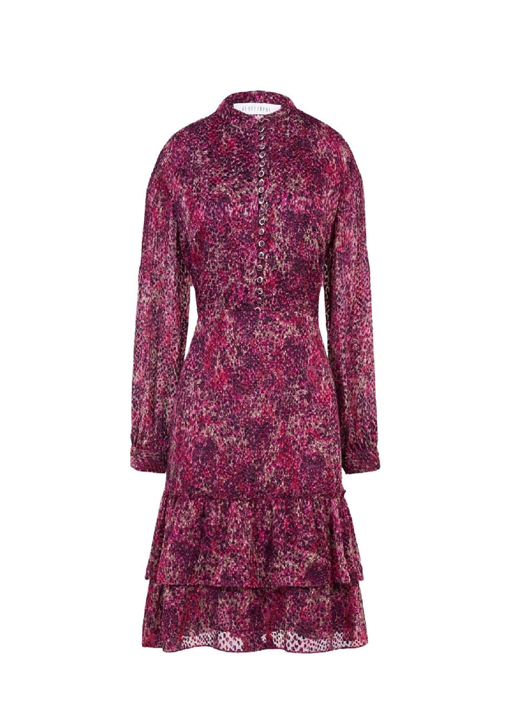 Robe a volants - Fuschia