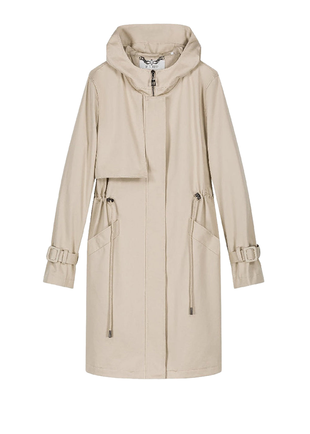 Hooded raincoat - Beige
