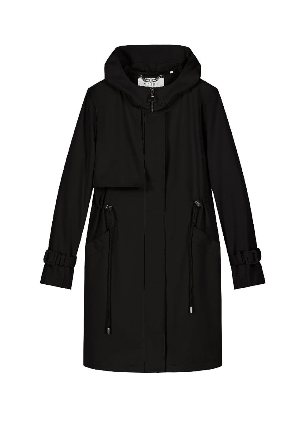 Impermeable a capuche - Noir