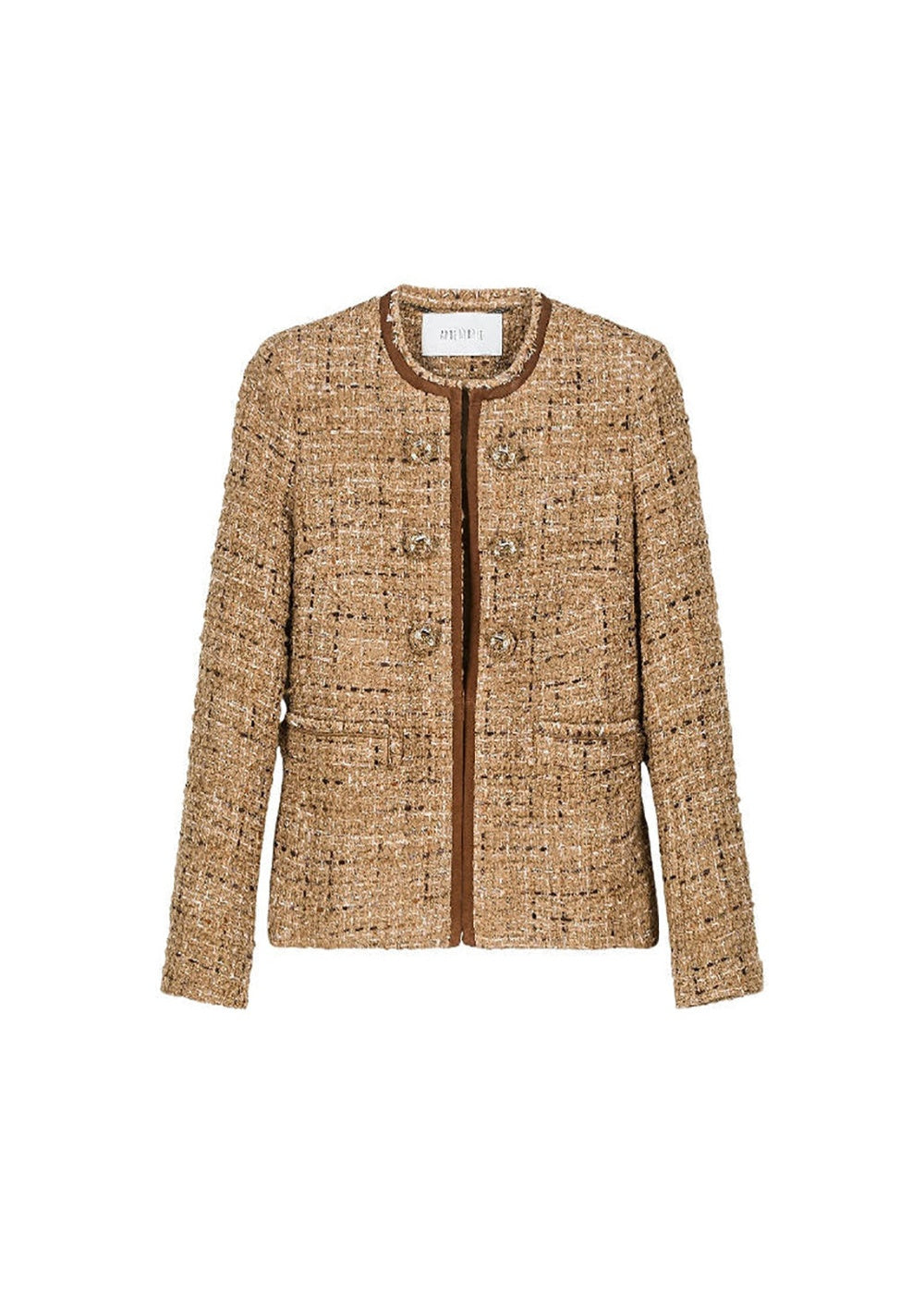 Veste 10 boutons militaires 2 - Camel