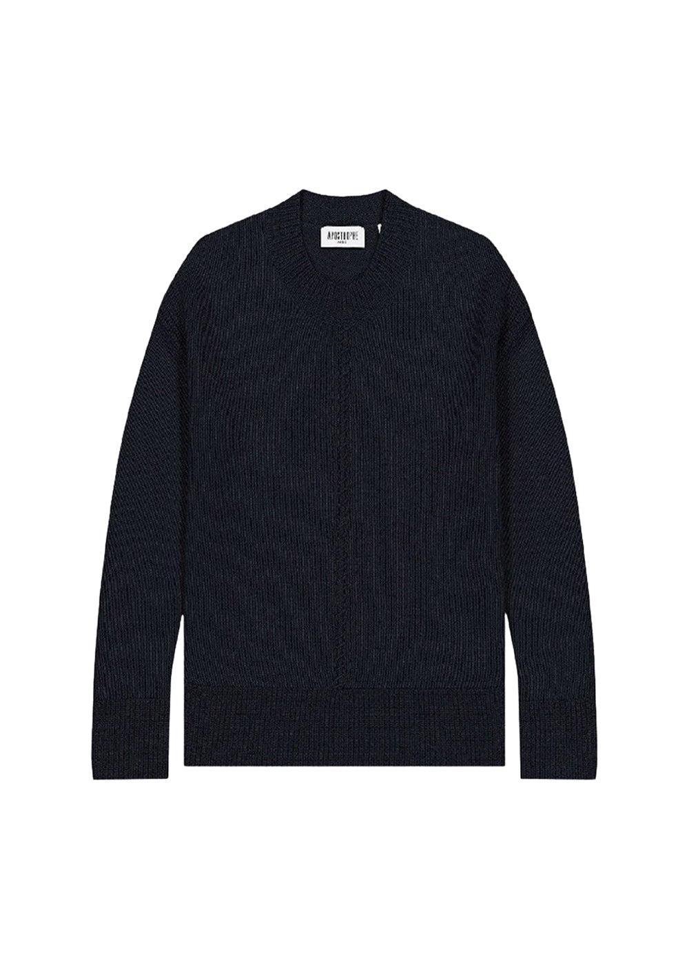 Pull col chemine - Marine