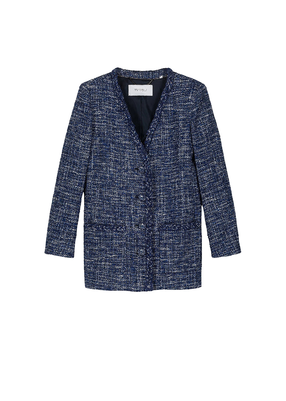 Long jacket with pockets - Navy