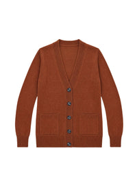 Cardigan à poches - Havane