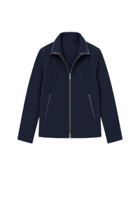Zip-up jacket with pockets - Navy