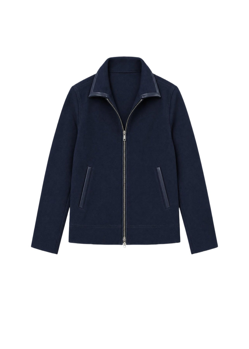Zip-up jacket with pockets - Navy