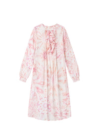 Robe à imprimé psychédélique - Rose Pâle
