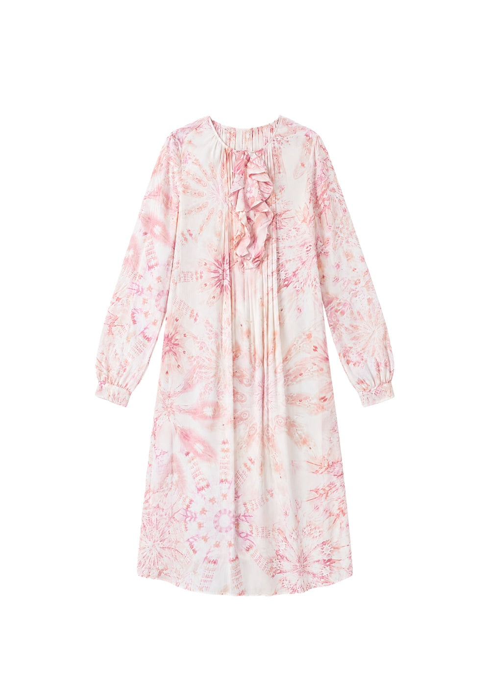 Robe à imprimé psychédélique - Rose Pâle