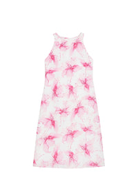 Robe à motif floral dégradé - Fushia