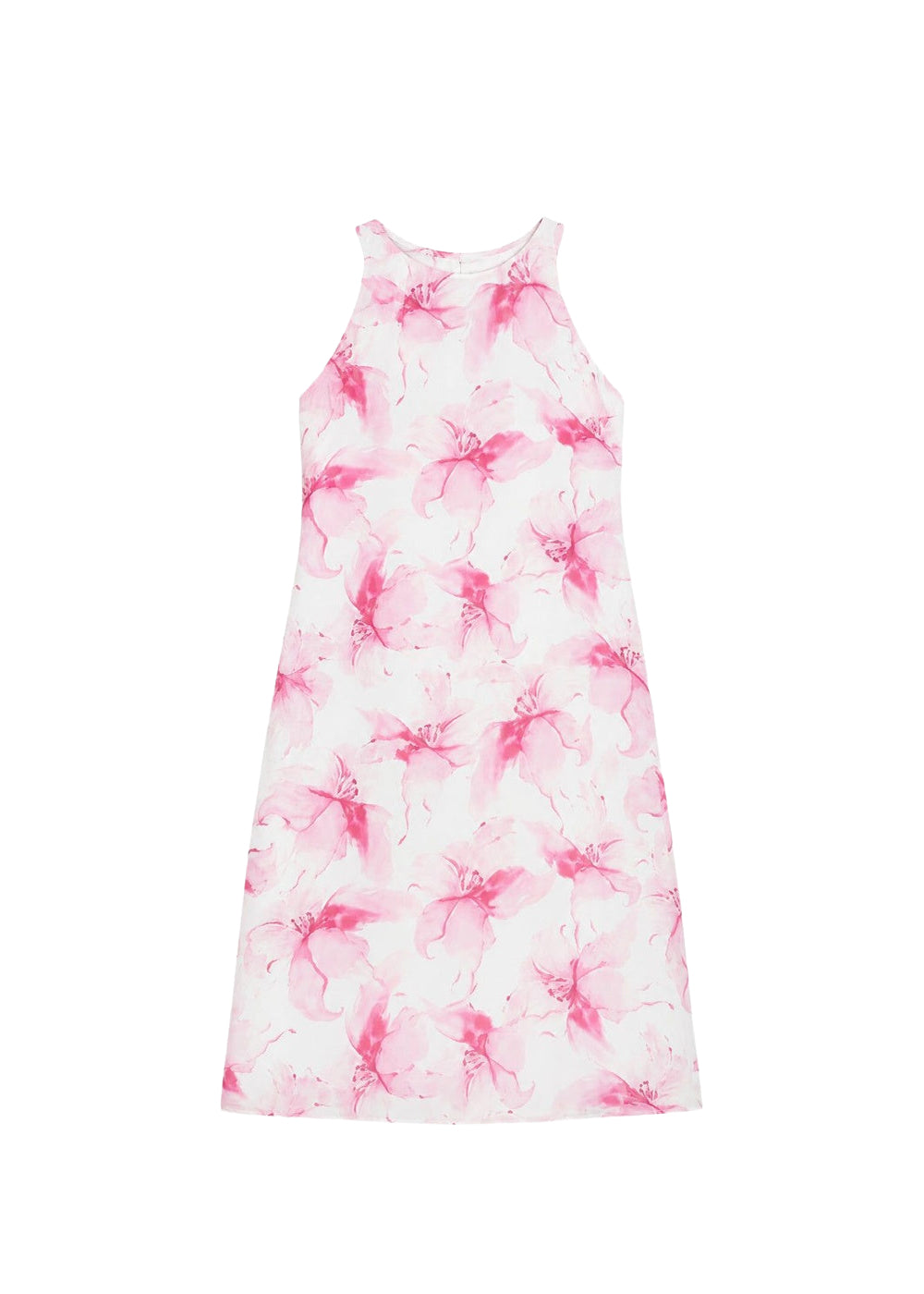 Robe à motif floral dégradé - Fushia