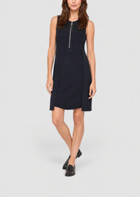 Dress with zip detailing - Navy