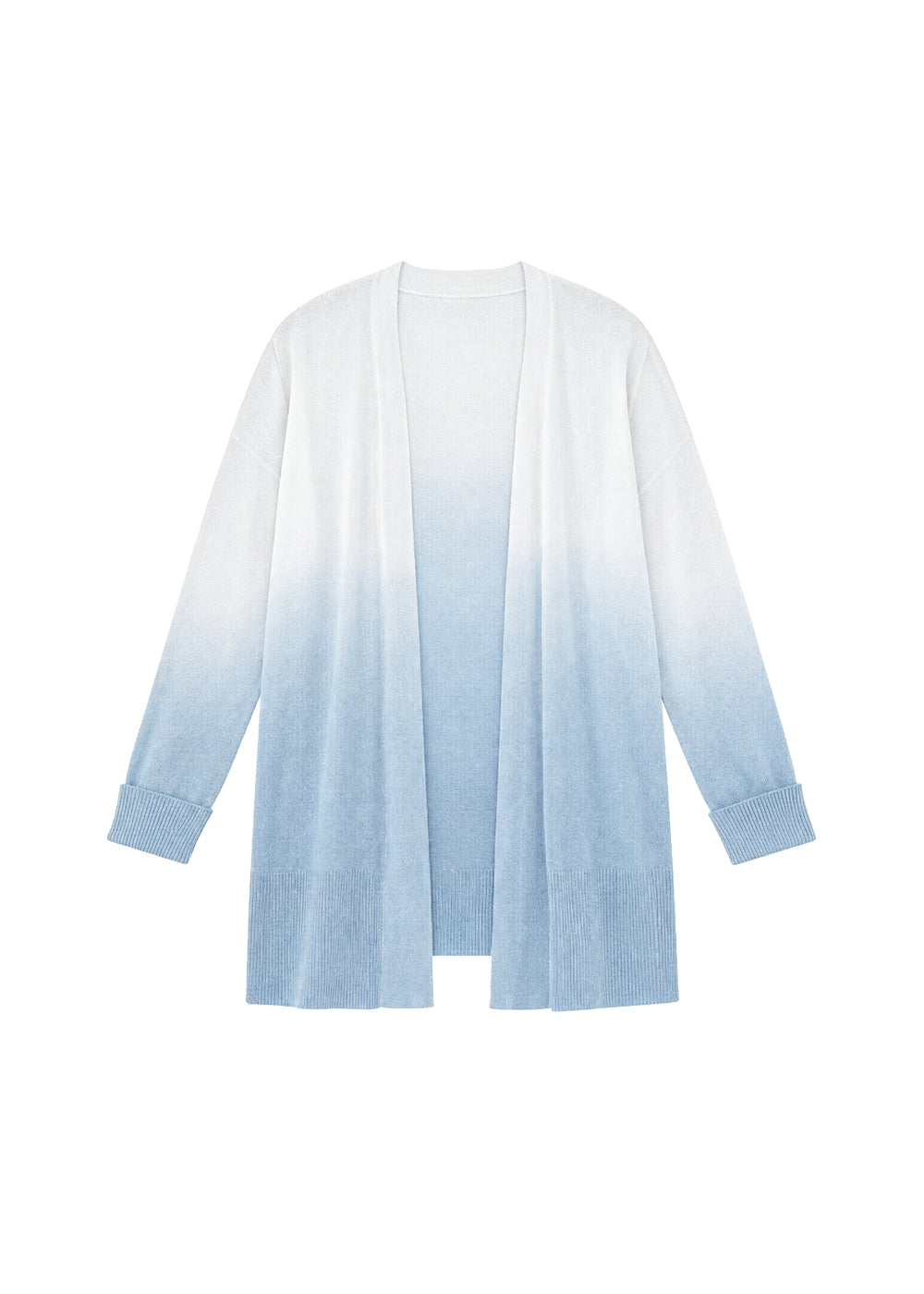 Cardigan tie and dye - Argent Mat