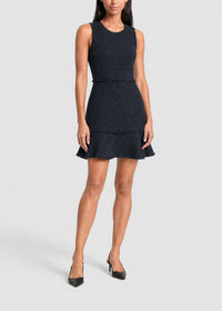 Robe courte sans manches - Marine