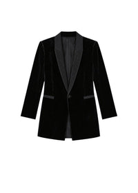 Velvet jacket - Black