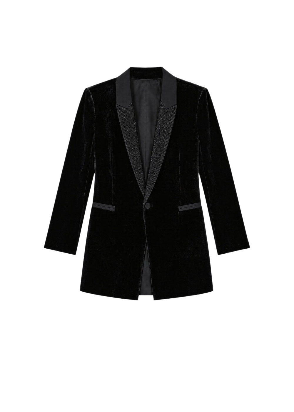 Velvet jacket - Black
