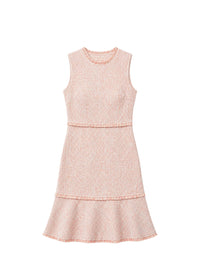 Robe courte sans manches - Corail