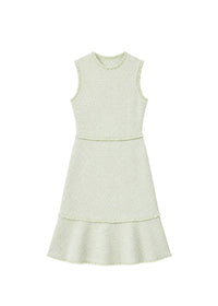 Robe courte sans manches - Vert Pâle