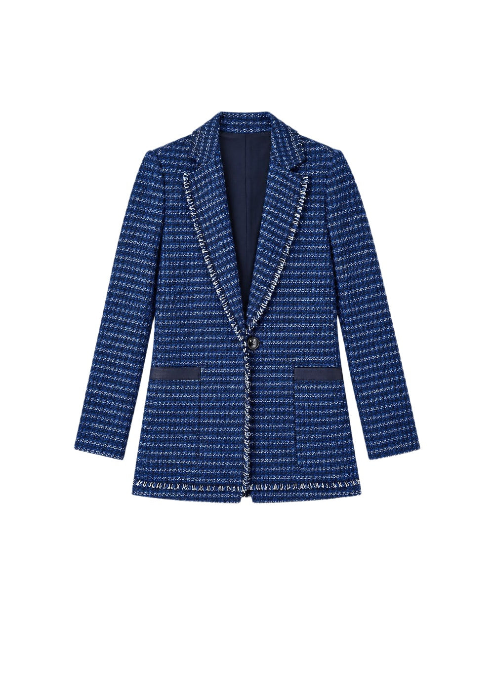 Long fitted jacket - Navy