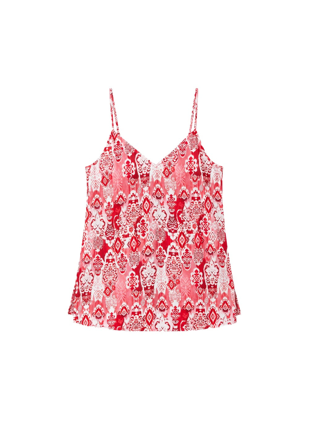 Caraco à motif jacquard - Rouge
