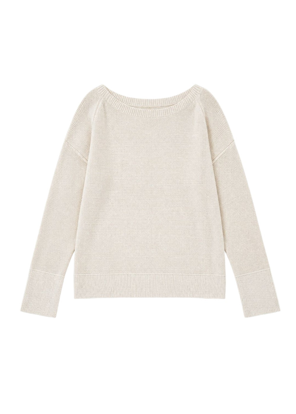 Pull col bateau en soie - Ficelle