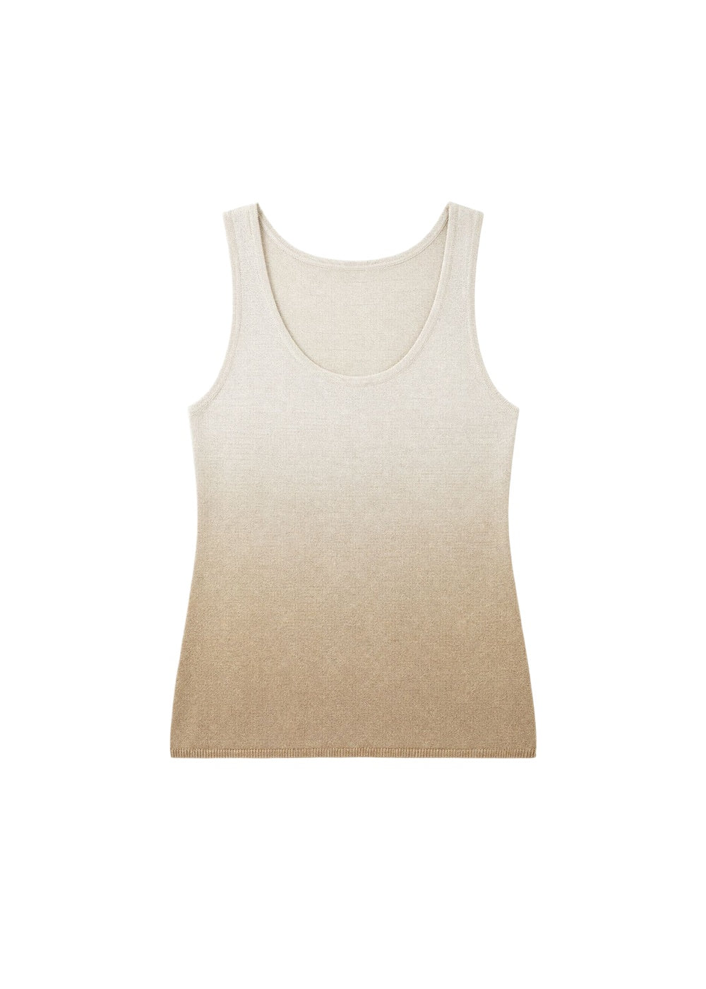 Tie-dye tank top - Beige