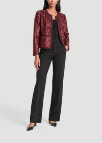 Sequin jacket - Garnet