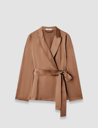 Blazer Archer en soie - Cinnamon