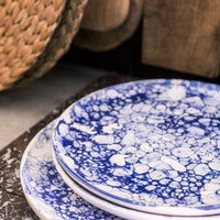 Lot de 4 assiettes à diner Bolle - Bleu