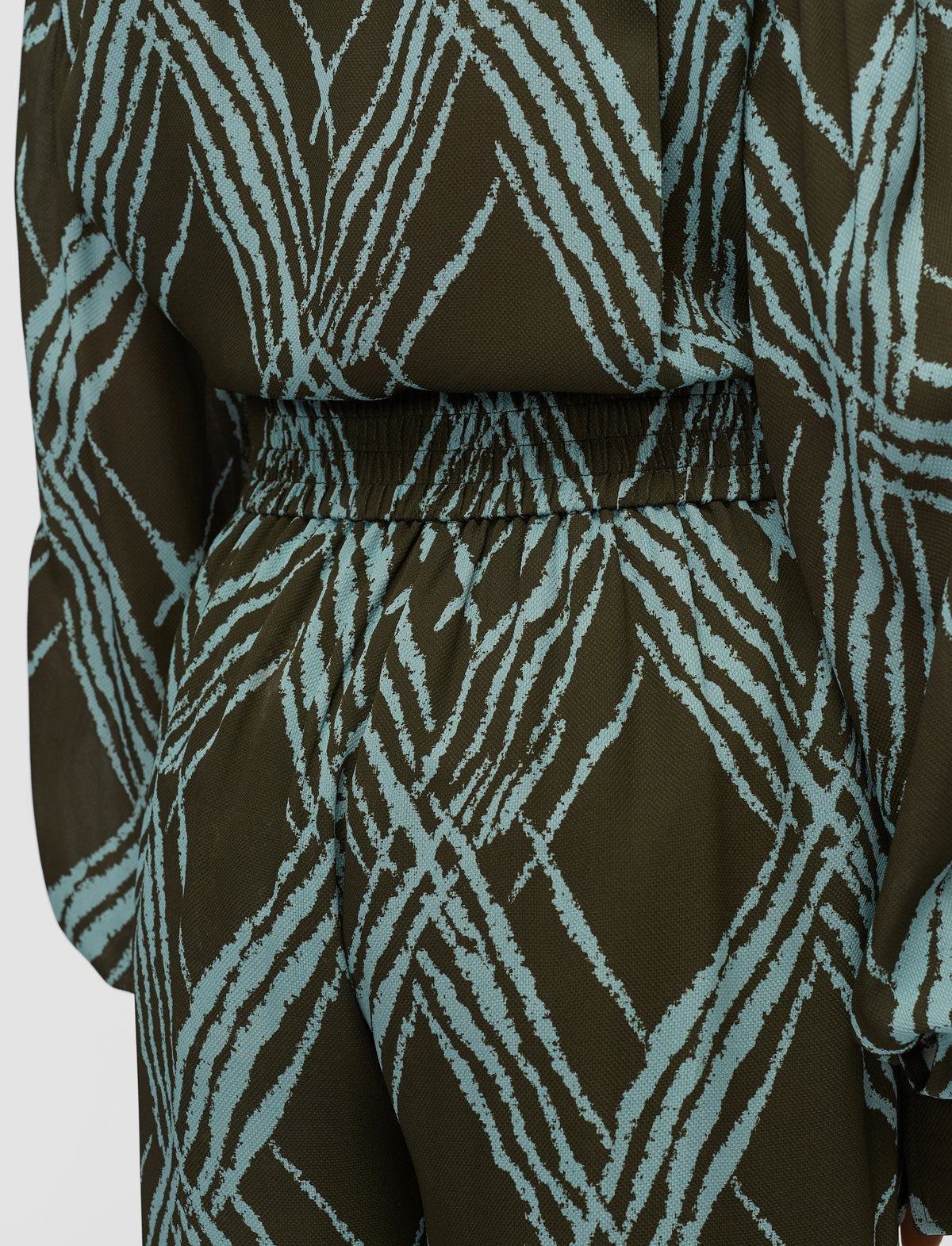Palm Leaf & Chambray Pantalons - Palm Leaf & Chambray