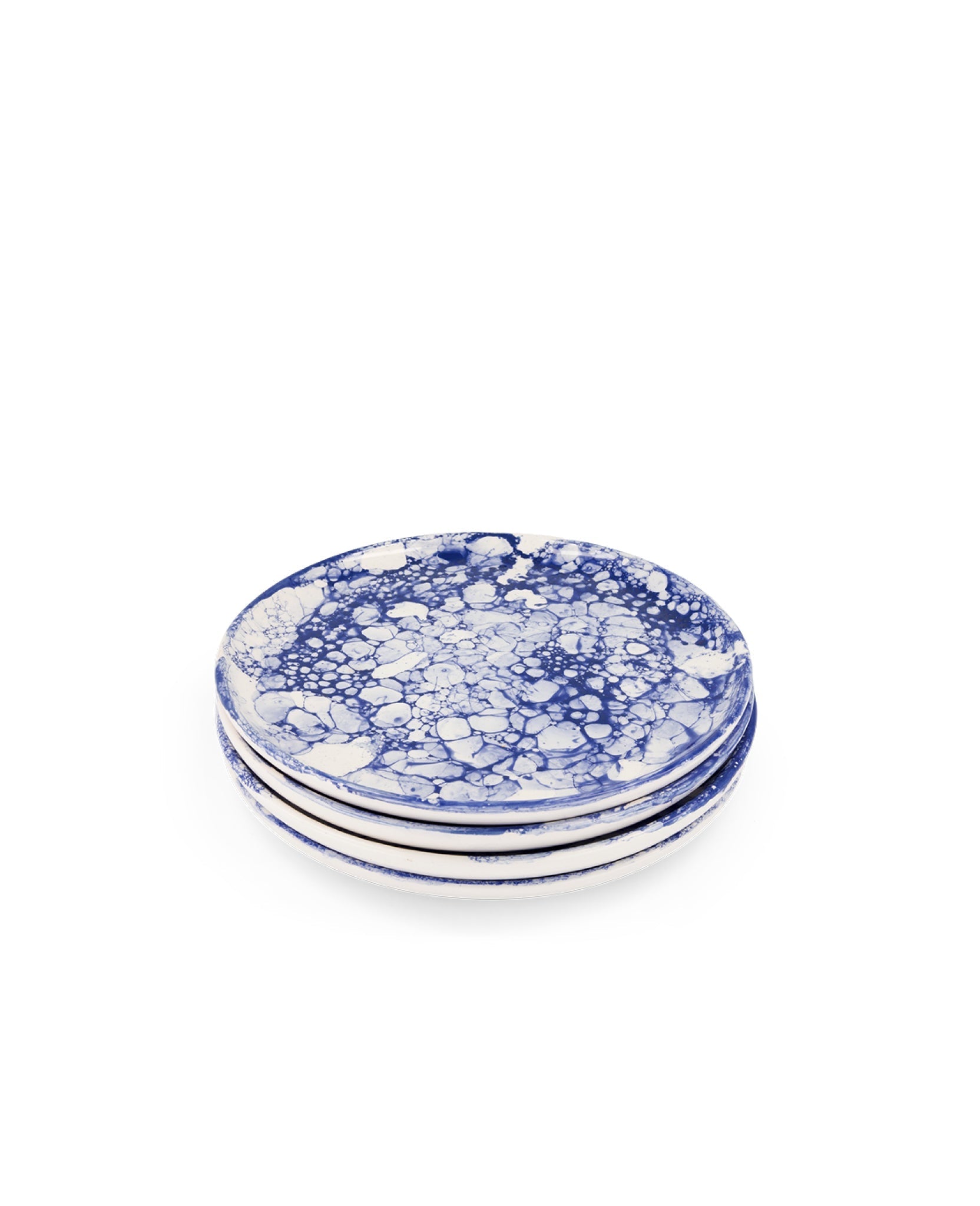 Lot de 4 assiettes à diner Bolle - Bleu