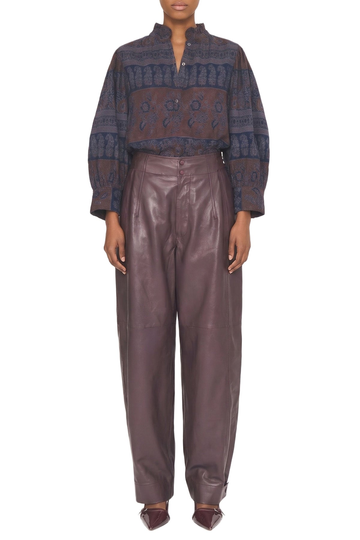 Blouse Mareva - Burgundy