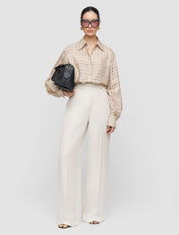 Sand & Dark Powder Blouse - Sand & Dark Powder