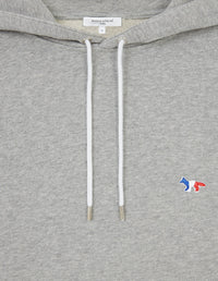 Sweat à capuche Fox avec écusson - Grey Melange