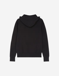 Fox hoody with crest - Black