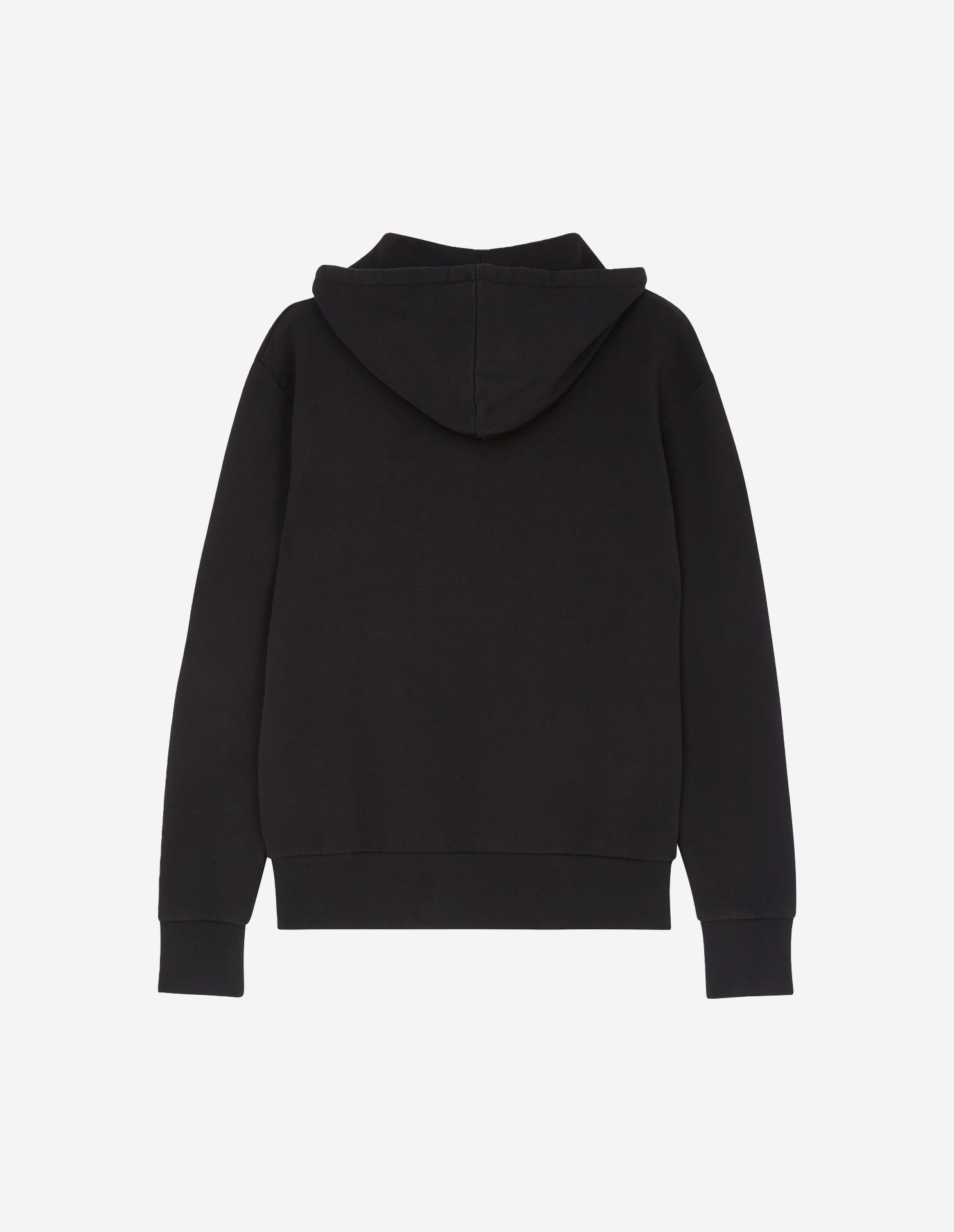 Fox hoody with crest - Black