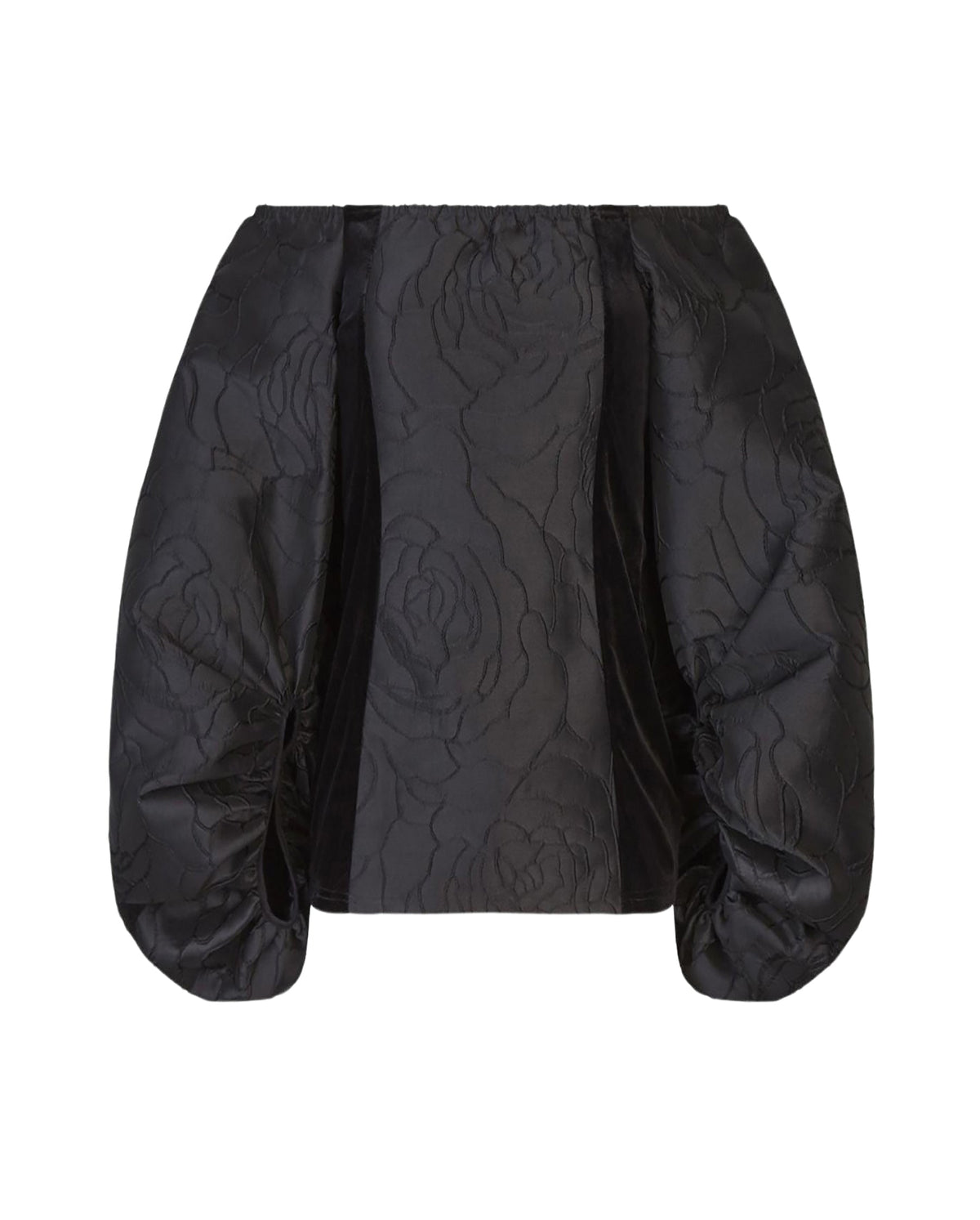 Blouse Aurore à manches bouffantes - Black