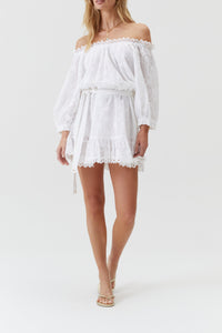 Robe courte Avi - White